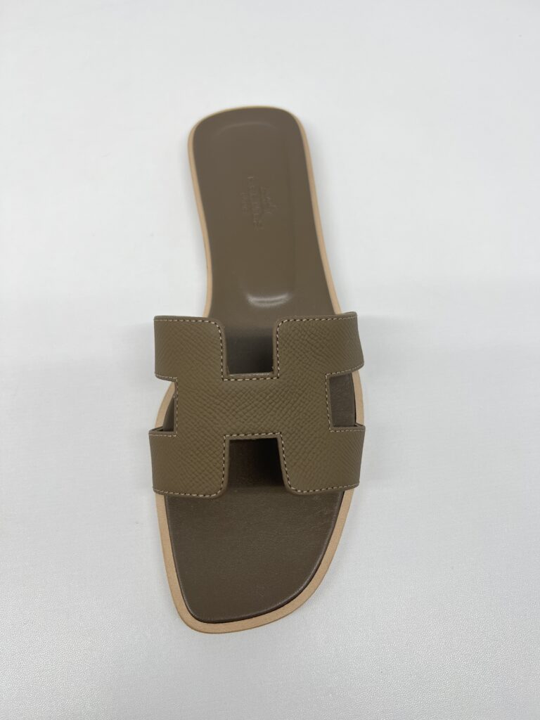 Hermes Oran Sandal Etoupe
