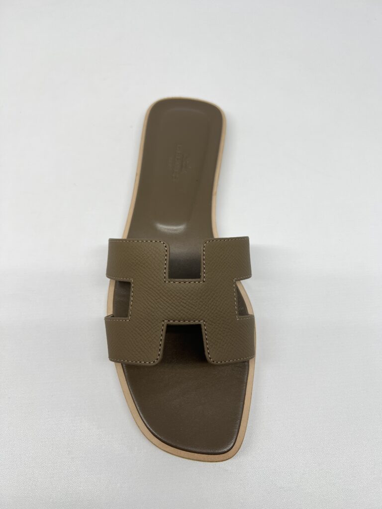 Hermes Oran Sandal Etoupe