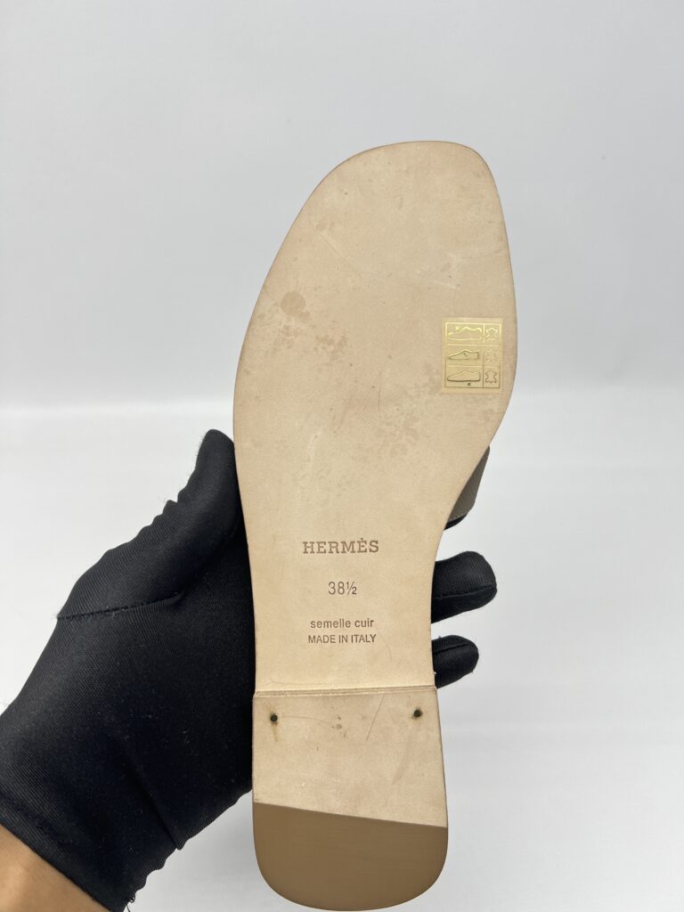 Hermes Oran Sandal Etoupe