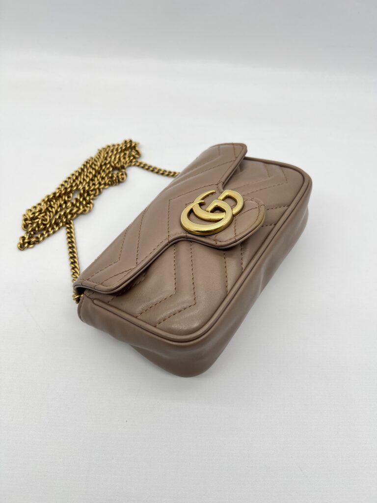 Gucci  Marmont Super Mini Nude GHW
