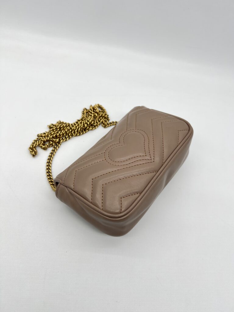 Gucci  Marmont Super Mini Nude GHW