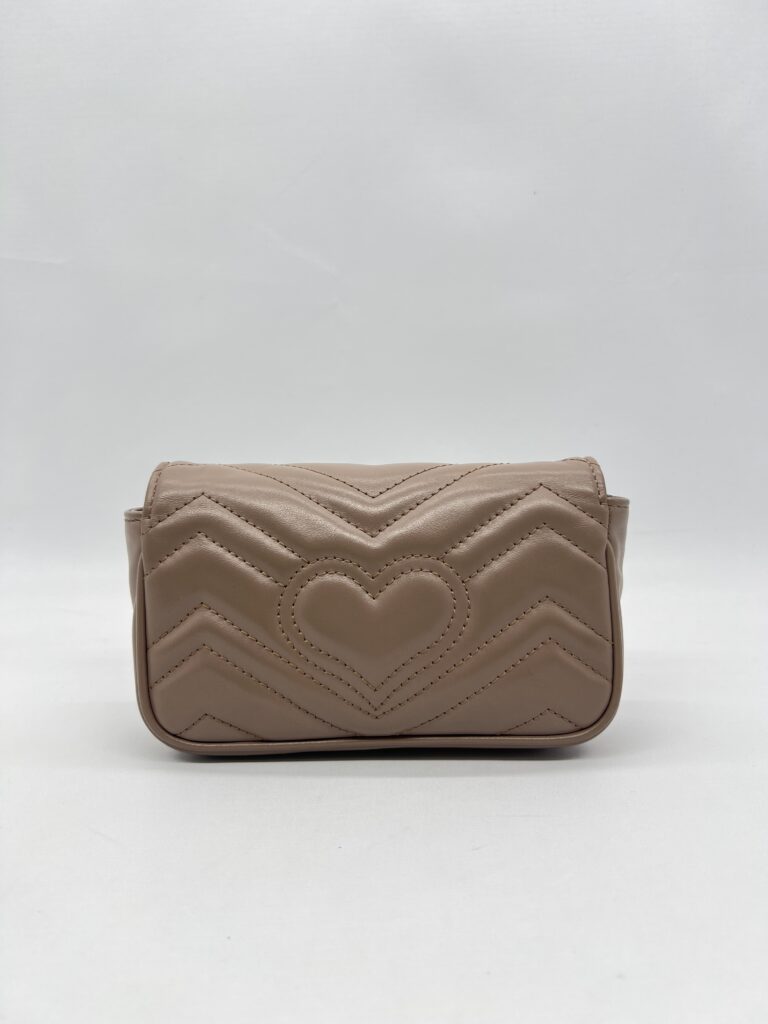 Gucci  Marmont Super Mini Nude GHW