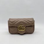 Gucci  Marmont Super Mini Nude GHW