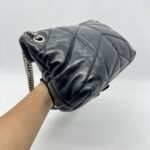 Saint Laurent Lou Lou Puffer Small Black SHW