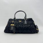 Prada Gaufre Tote Bag Tessuto Nylon Black