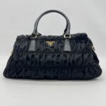 Prada Gaufre Tote Bag Tessuto Nylon Black