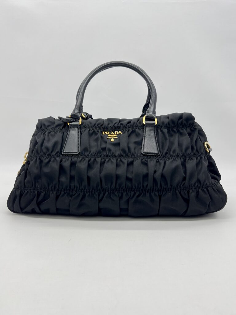 Prada Gaufre Tote Bag Tessuto Nylon Black