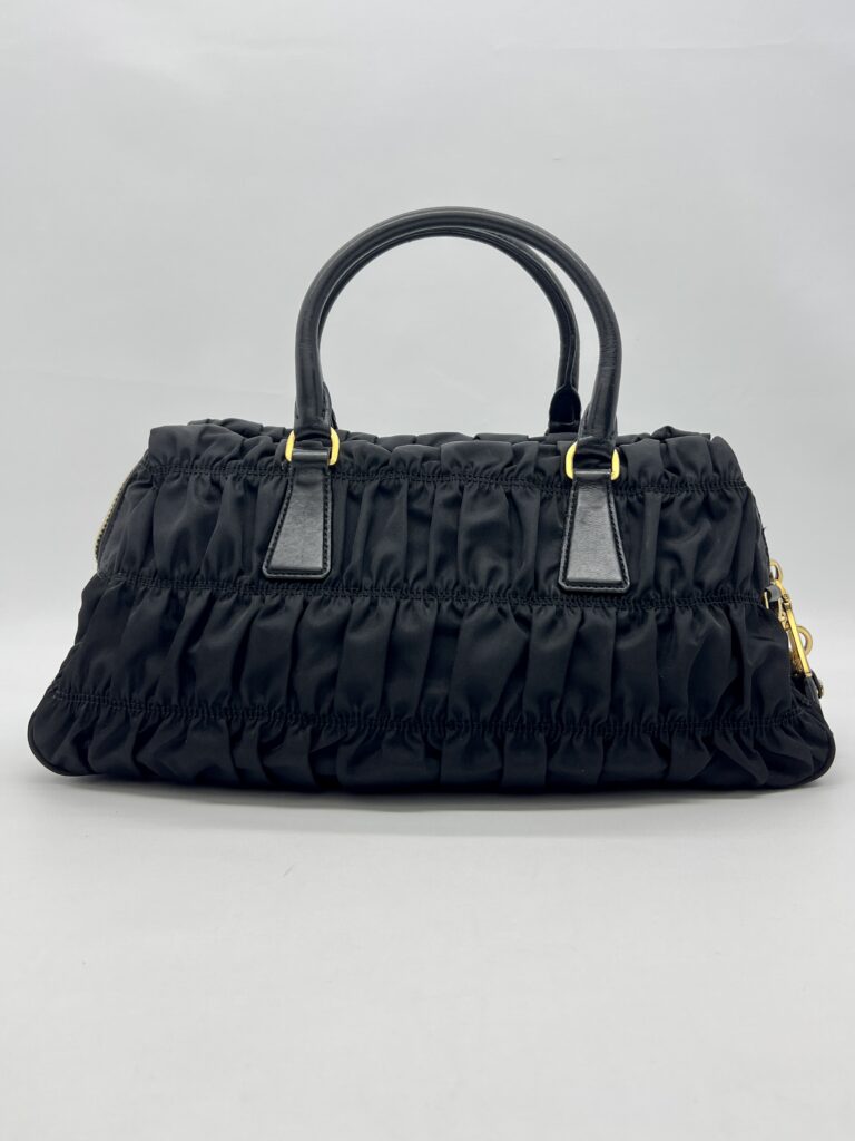 Prada Gaufre Tote Bag Tessuto Nylon Black