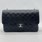 Chanel Jumbo Classic D Flap Caviar Black SHW