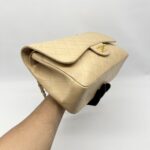 Chanel Jumbo Classic D Flap Caviar Beige GHW