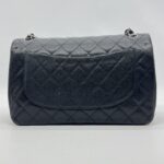Chanel Jumbo Classic D Flap Caviar Black SHW