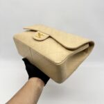 Chanel Jumbo Classic D Flap Caviar Beige GHW