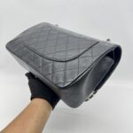 Chanel Jumbo Classic D Flap Caviar Black SHW