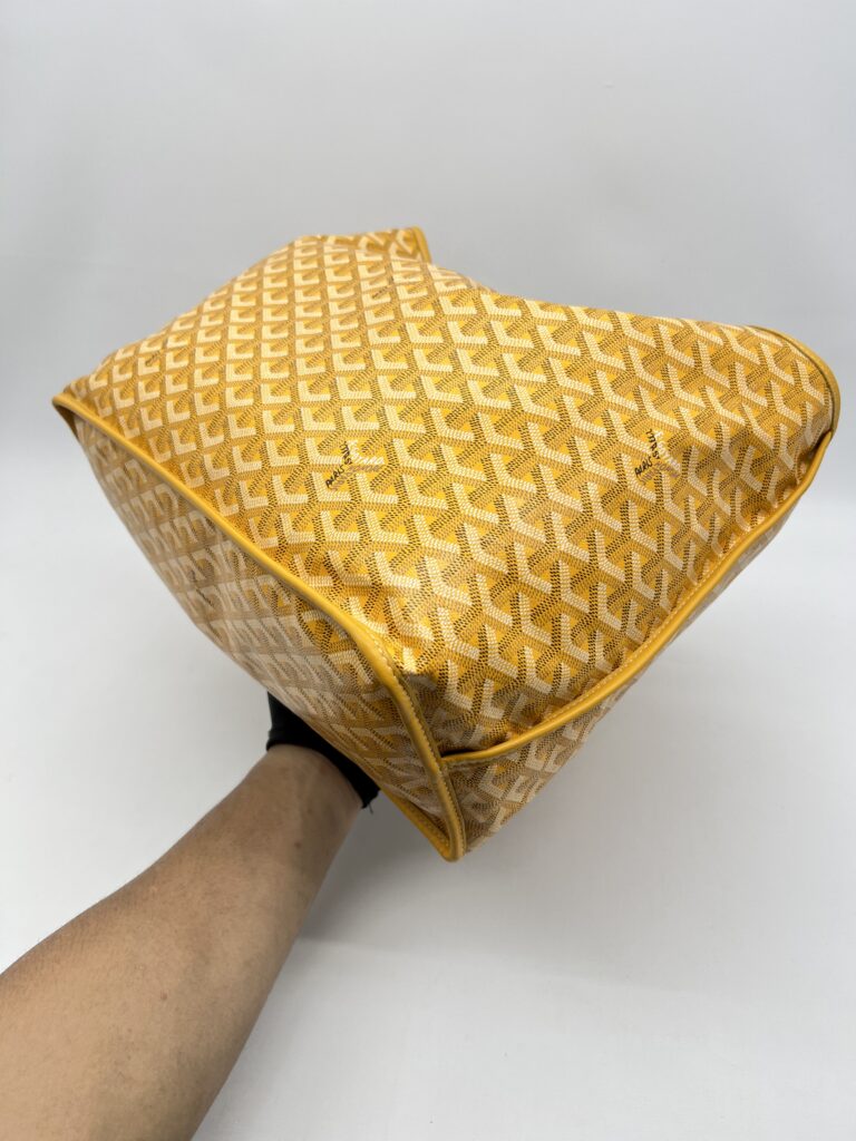 Goyard Anjou PM Goyardine Jaune SHW