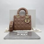 Dior Lady D Small Lambskin Blush GHW