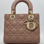 Dior Lady D Small Lambskin Blush GHW