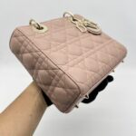 Dior Lady D Small Lambskin Blush GHW