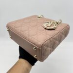 Dior Lady D Small Lambskin Blush GHW