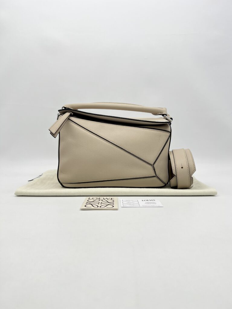 Loewe Puzzle Small Sand Beige SHW