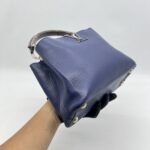 Louis Vuitton Capucines Phyton Navy Handle Phyton SHW