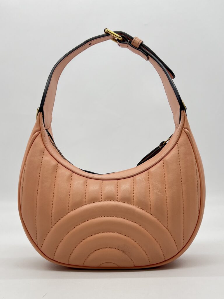 Gucci GG Marmont Mini Shoulder Leather Peachy Chic GHW