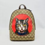 Gucci Bosco Backpack Cat GG Supreme Canvas GHW