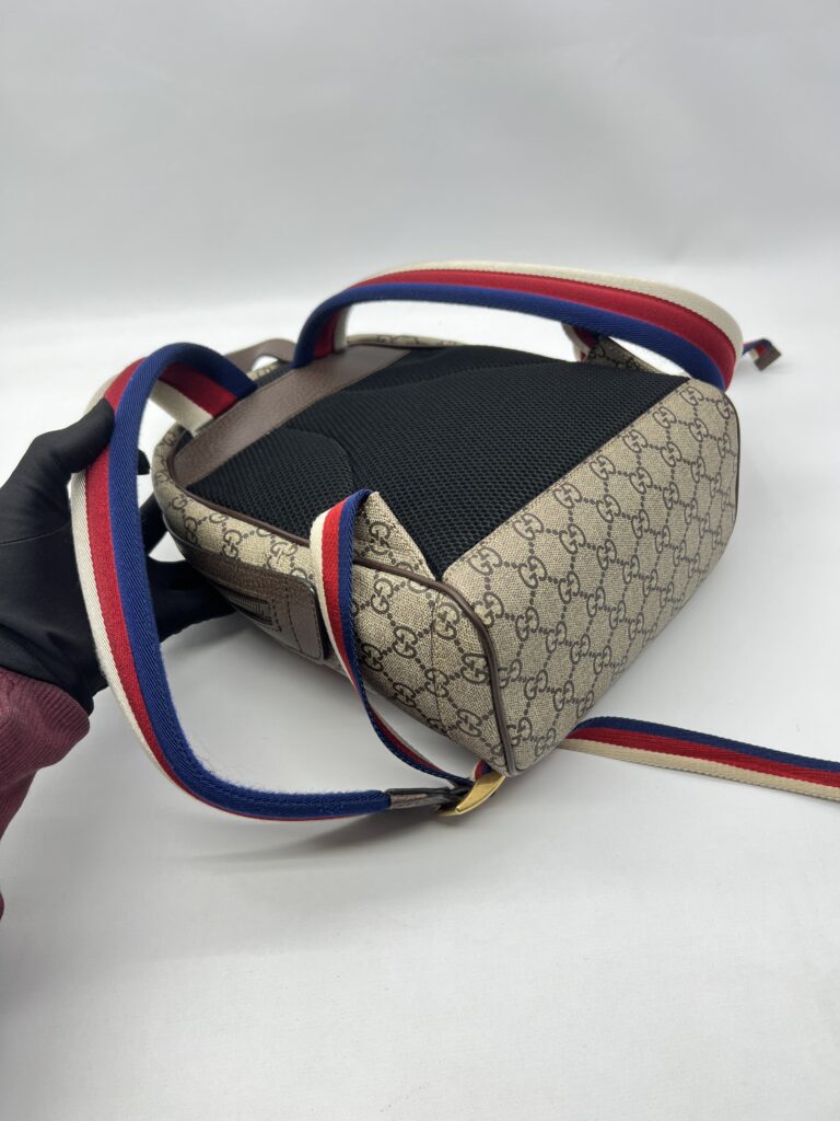 Gucci Bosco Backpack Cat GG Supreme Canvas GHW