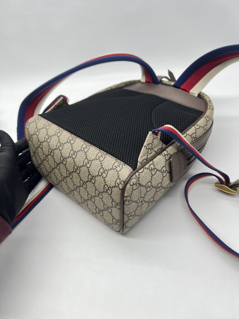 Gucci Bosco Backpack Cat GG Supreme Canvas GHW