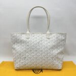 Goyard Artois PM Goyardine White SHW