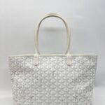 Goyard Artois PM Goyardine White SHW