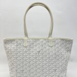 Goyard Artois PM Goyardine White SHW