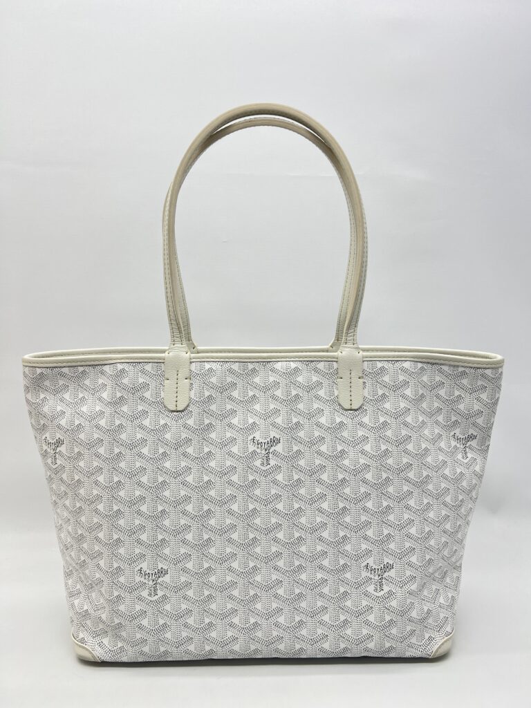 Goyard Artois PM Goyardine White SHW