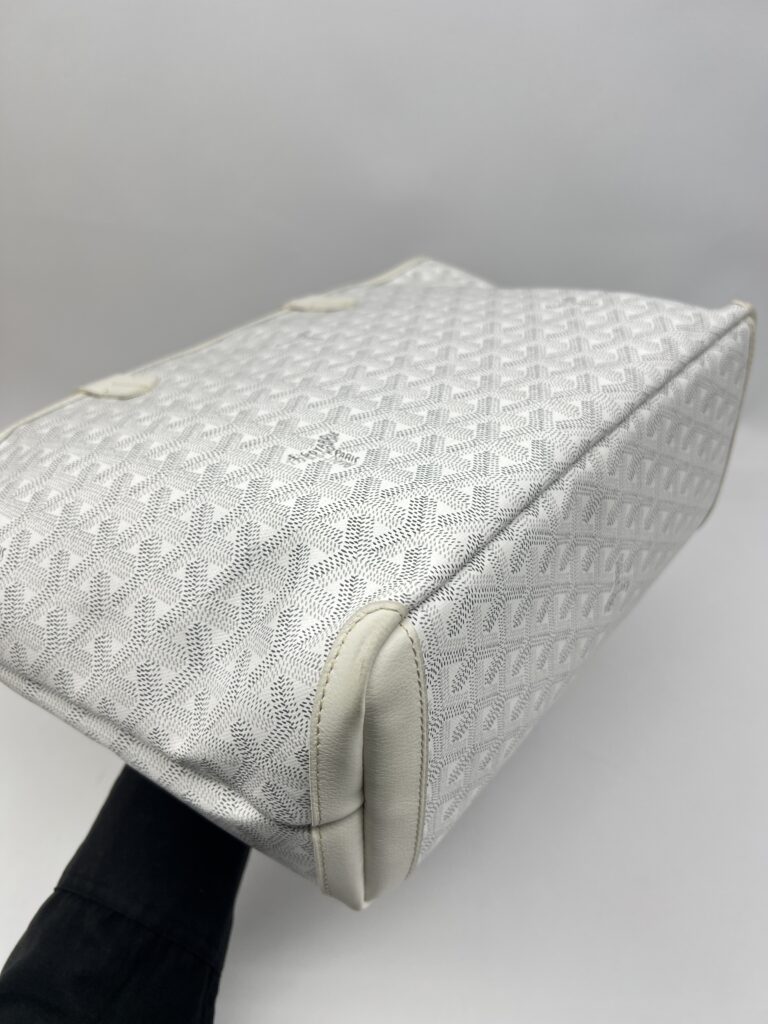 Goyard Artois PM Goyardine White SHW