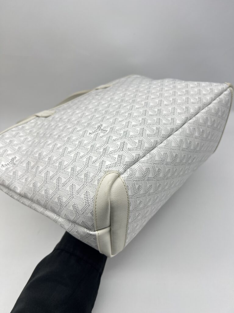 Goyard Artois PM Goyardine White SHW