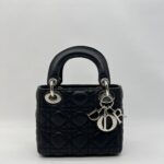Dior Lady Dior Mini Black SHW