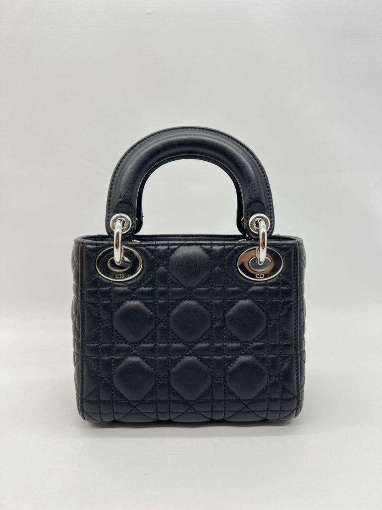 Dior Lady Dior Mini Black SHW