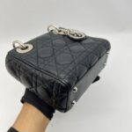 Dior Lady Dior Mini Black SHW