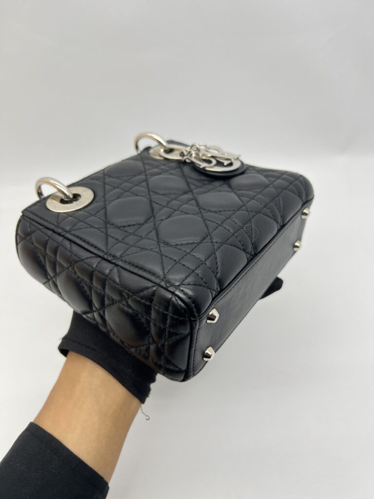 Dior Lady Dior Mini Black SHW