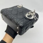 Dior Lady Dior Mini Black SHW