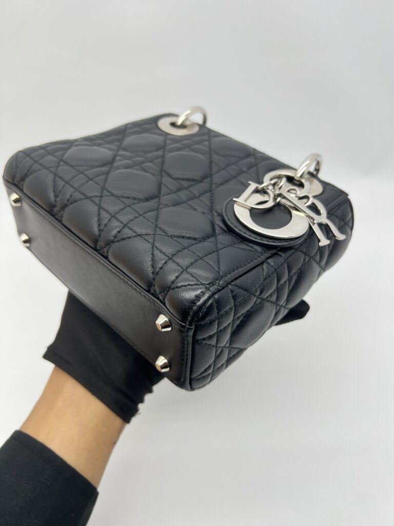 Dior Lady Dior Mini Black SHW