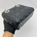 Dior Lady Dior Mini Black SHW