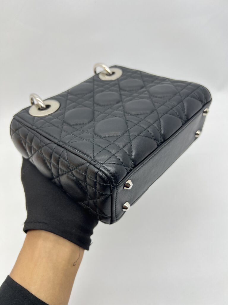 Dior Lady Dior Mini Black SHW