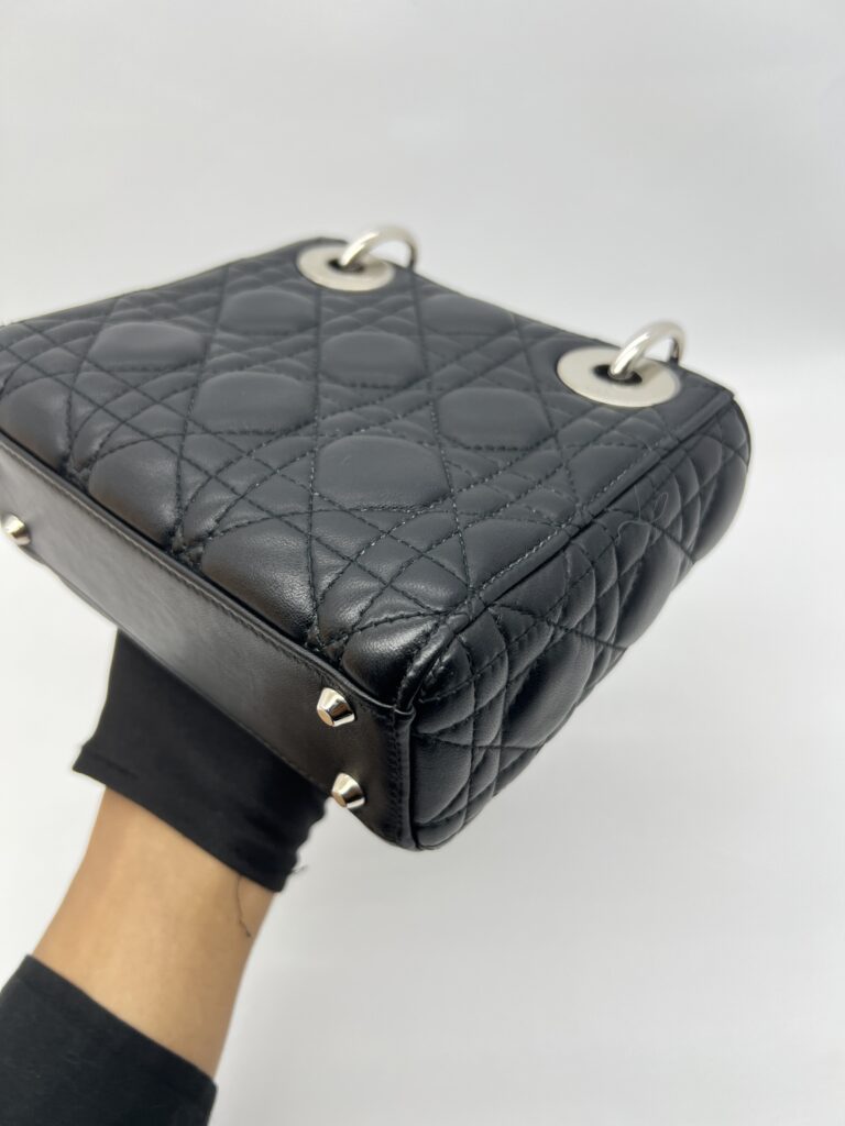 Dior Lady Dior Mini Black SHW