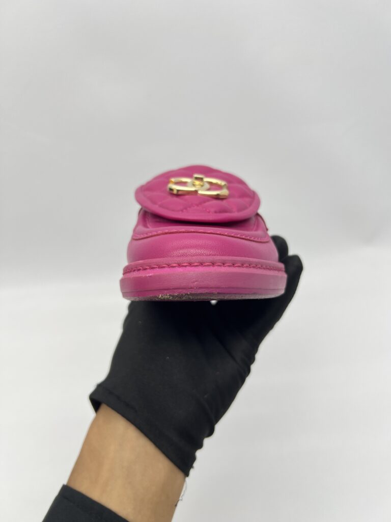 Chanel Moccasins Loafers Fuchsia GHW