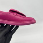 Chanel Moccasins Loafers Fuchsia GHW