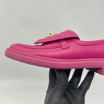 Chanel Moccasins Loafers Fuchsia GHW