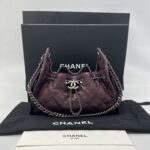 Chanel C25 Mini Caviar Dark Burgundy RHW