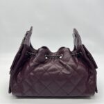 Chanel C25 Mini Caviar Dark Burgundy RHW