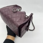 Chanel C25 Mini Caviar Dark Burgundy RHW