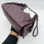 Chanel C25 Mini Caviar Dark Burgundy RHW